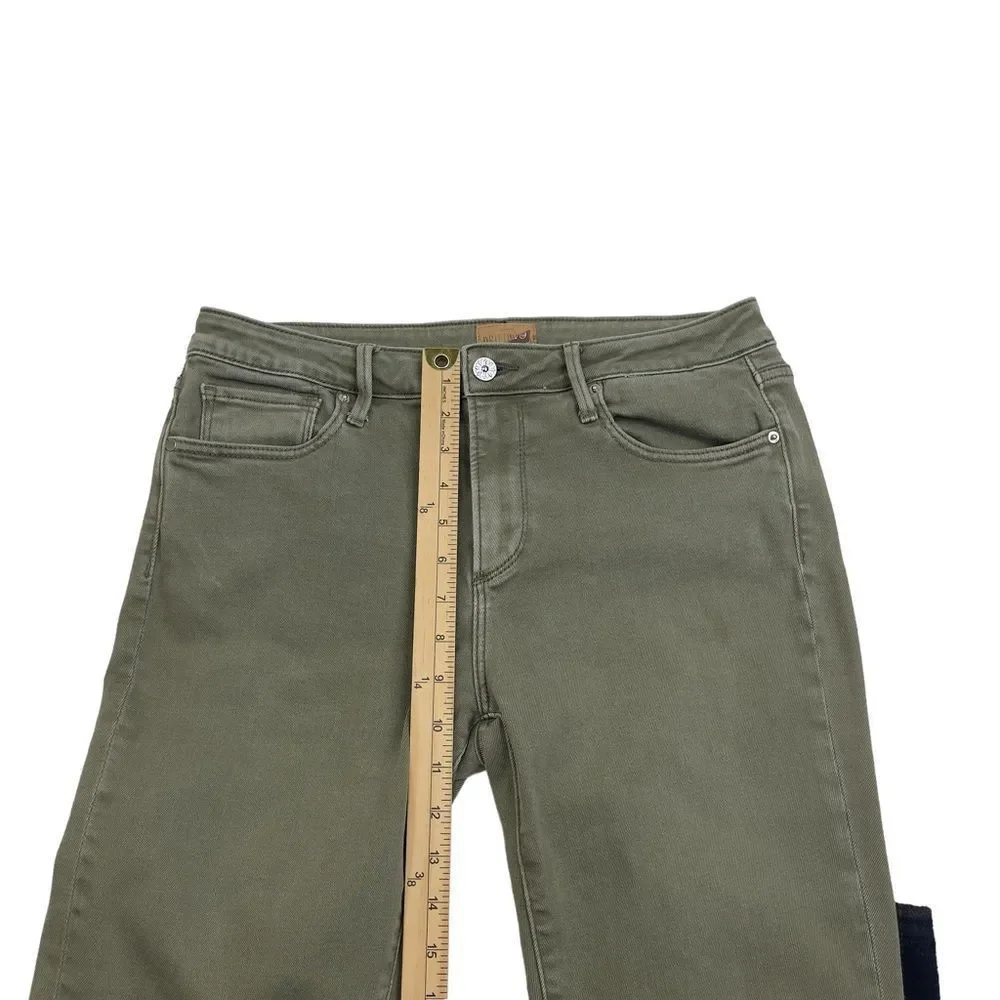 Driftwood Collette Green Cropped Denim Pants Jeans - Picture 11 of 14